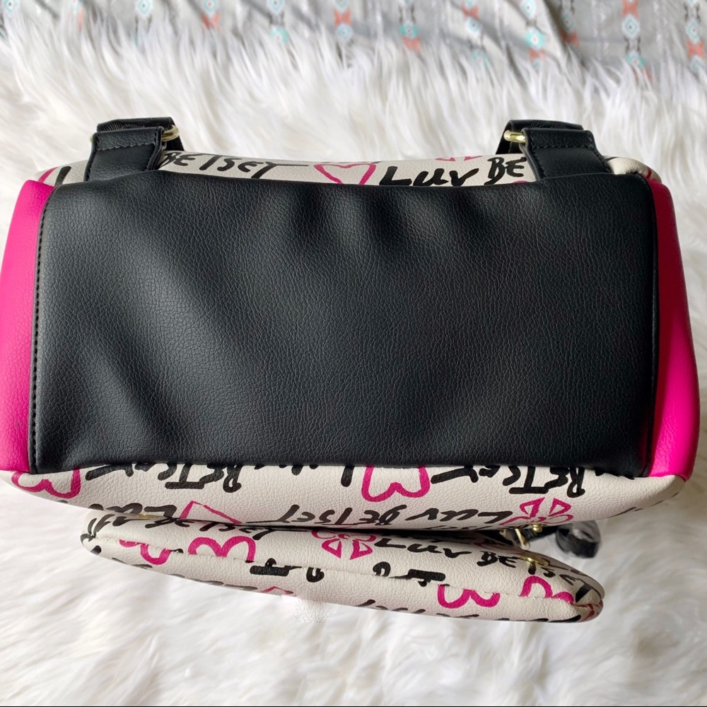 Betsey Johnson Backpack/Crossbody 2piece set - Picture 4 of 9